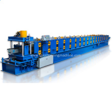 Rain gutter roll forming machine to produce gutter